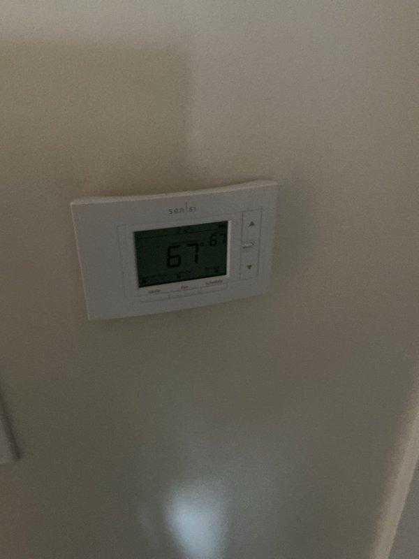 Performed spring maintenance tune-up on 5-year-old forced air furnace as requested by new homeowner. Inspected system components including thermostat functionality and verified proper operation of the unit located in basement. System is operating within normal parameters; established new customer account with preventative maintenance schedule.