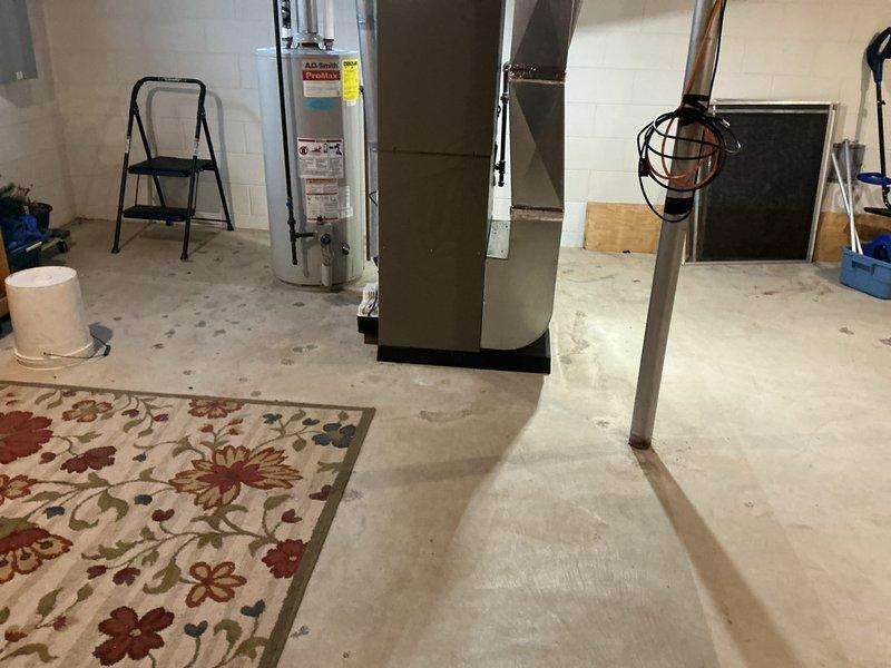 Successfully completed installation of complete HVAC system, including new furnace and air conditioning unit with all required ductwork connections in basement utility area. System was properly configured, tested for optimal performance, and all necessary permits were obtained prior to installation.
