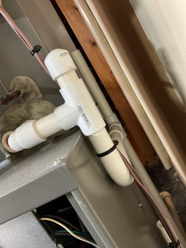 Performed comprehensive ComfortGuard maintenance on a 3-year-old furnace and cooling system. Conducted electrical testing with clamp meter to verify proper voltage readings and inspected plumbing components of the drainage system. All systems functioning within normal parameters; service completed successfully with photo documentation.