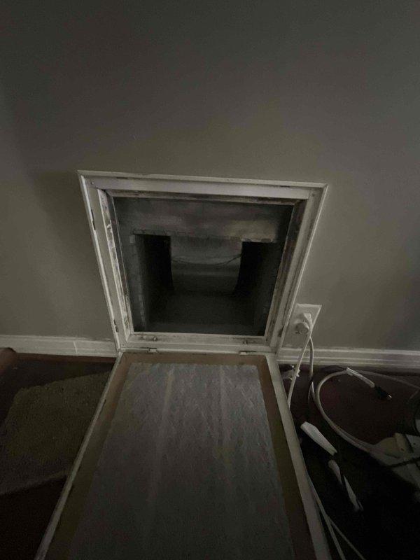 Responded to service call for malfunctioning forced air furnace exhibiting clicking noise and short heating cycles. Conducted thorough system assessment and provided replacement estimate for aging furnace unit. Documented existing equipment location via floor access panel and evaluated installation requirements for recommended replacement system.