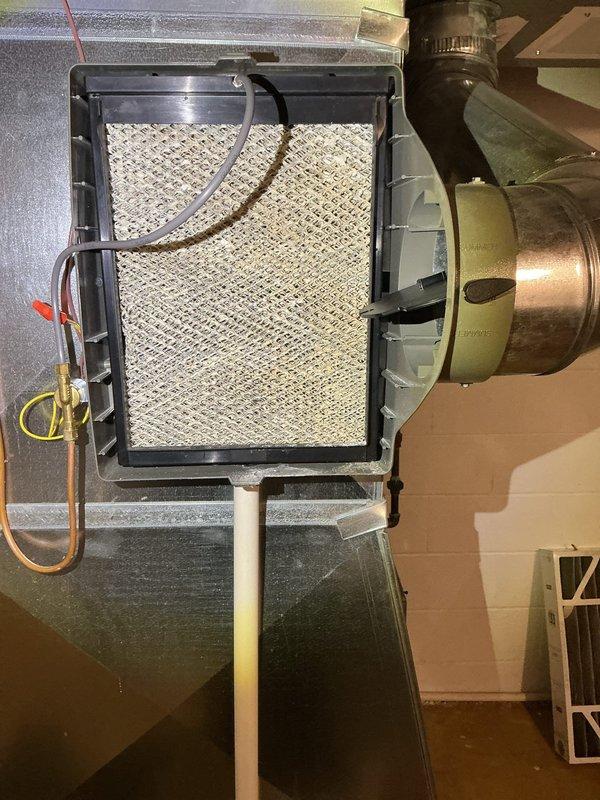 Completed comprehensive preventative maintenance on 5-year-old furnace and air conditioning system as part of scheduled ComfortGuard Maintenance Package. Performed full AC tune-up including inspection of air handler, refrigerant lines, and ductwork connections; verified proper airflow through clean air filter installed in system; and conducted thorough evaluation of furnace components to ensure both systems are operating at optimal efficiency for the upcoming season.