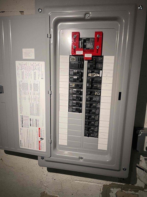 Provided estimate for replacement of non-functional 20-year-old furnace and possible water heater tank located in basement. Assessed existing electrical panel configuration and exterior equipment placement to determine installation requirements and system specifications for proposed HVAC equipment replacement.