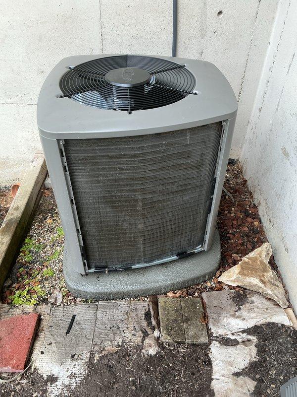 Completed recurring Air Care Maintenance service on residential HVAC system. Performed comprehensive ACM inspection and maintenance procedures on outdoor condenser unit, including evaluation of electrical connections, refrigerant lines, and overall system condition. Unit exterior and surrounding area documented showing normal operational status with system functioning within manufacturer specifications.