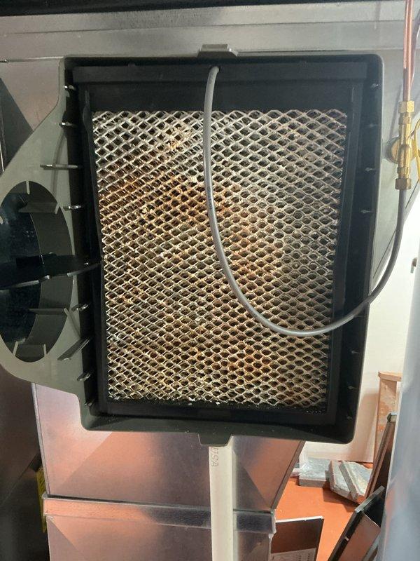 Completed comprehensive annual HVAC maintenance service including both heating and cooling system inspections. Performed thorough examination of furnace components including gas valve assembly, blower motor, control boards, and electrical connections. Inspected and replaced furnace filter due to significant accumulation of debris and discoloration on mesh surface. Verified proper operation of all mechanical and electrical components, checked wiring integrity, and ensured system safety controls functioning correctly. All equipment tested and confirmed operational for continued service.