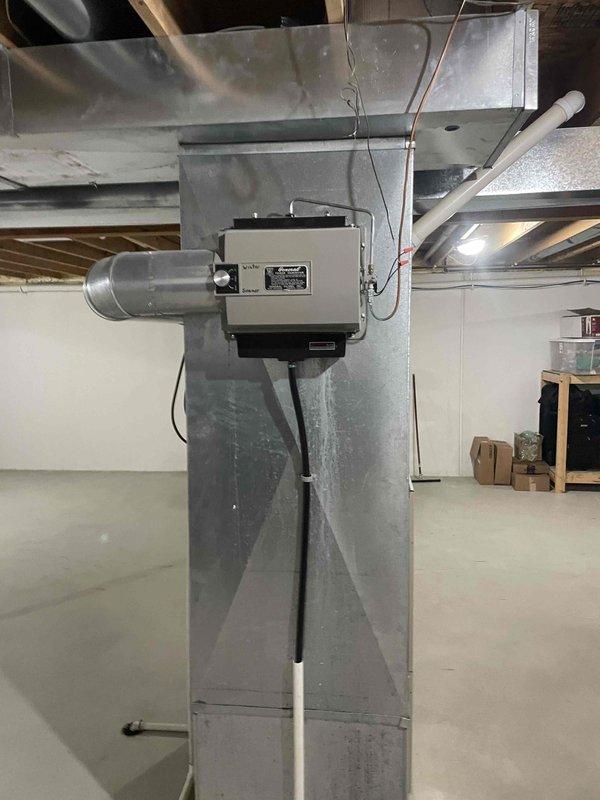 Provided estimate for furnace replacement in basement location. Current 30+ year old unit is operational but has exceeded expected service life. Assessed existing HVAC system including furnace, ductwork configuration, electrical connections, and surrounding installation space to determine replacement specifications and requirements.