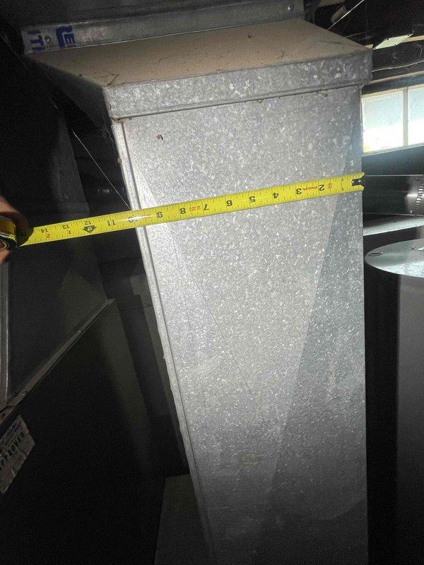 Conducted on-site evaluation of non-operational HVAC system for replacement estimate. Assessed existing aged furnace and air conditioning equipment, taking detailed measurements of ductwork dimensions and clearances in confined installation space to determine proper equipment sizing requirements. Prepared two estimate options as requested: furnace replacement only and complete furnace and air conditioning system replacement package for property management review.