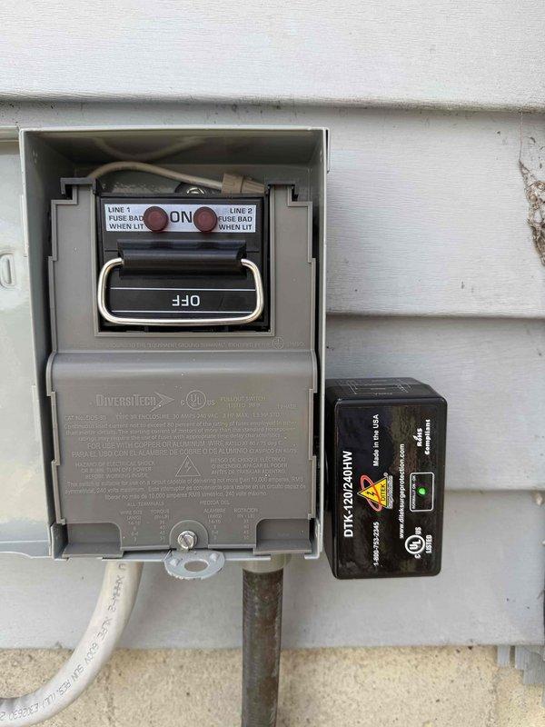 Returned to site to replace defective circuit board and Y8100 component on Lennox HVAC unit. Installed surge protector at exterior disconnect to provide equipment protection against electrical spikes. All components tested and verified operational upon completion.