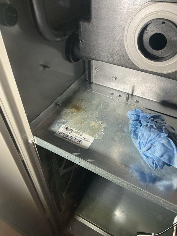 Completed comprehensive 5-year recurring maintenance service on Lennox high-efficiency furnace system. Performed thorough inspection of unit including blower assembly, heat exchanger, and dual-pipe PVC venting configuration. Cleaned and evaluated all internal components, verified proper drainage, and confirmed all electrical connections and safety controls were functioning within manufacturer specifications. System tested and operating efficiently with no issues identified.