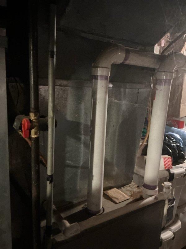 Completed annual HVAC maintenance on residential heating and cooling system. Inspected basement furnace unit, verified proper operation of gas lines and condensate drainage system, and documented equipment condition. Serviced outdoor condenser unit which required thorough cleaning due to significant debris accumulation including leaves, twigs, dirt, and organic matter that had collected in the interior housing. Removed all debris, cleaned condenser coils and interior components, checked electrical connections and wiring, and ensured proper airflow through the system. All equipment tested and returned to normal operating condition.