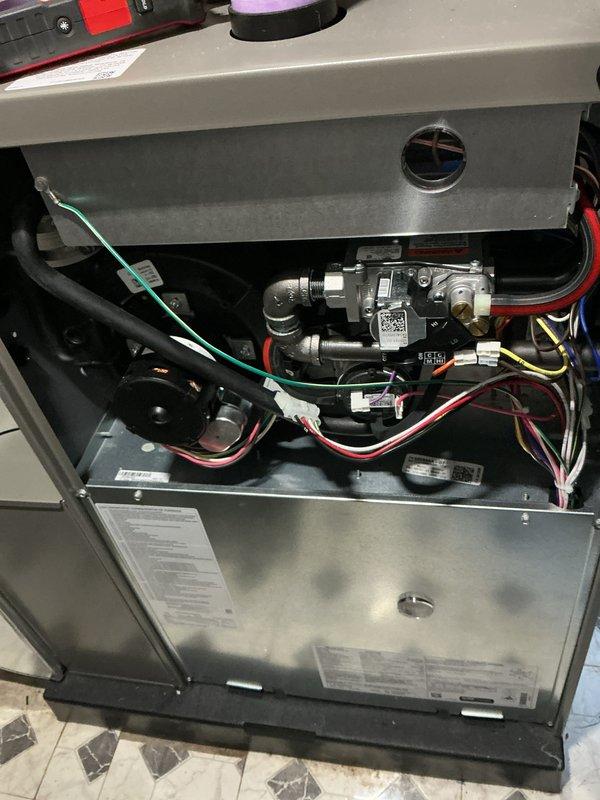 Completed comprehensive Air Care Heating and Air Care Cooling maintenance inspection on residential HVAC system. Performed heating system evaluation including inspection of gas valve assembly, electrical connections, and internal furnace components; replaced furnace filter and humidifier pad as part of routine maintenance. Conducted cooling system assessment of outdoor condenser unit, verifying proper operation and clearances. Additionally assessed hot water heater and evaluated anode rod condition per homeowner request.