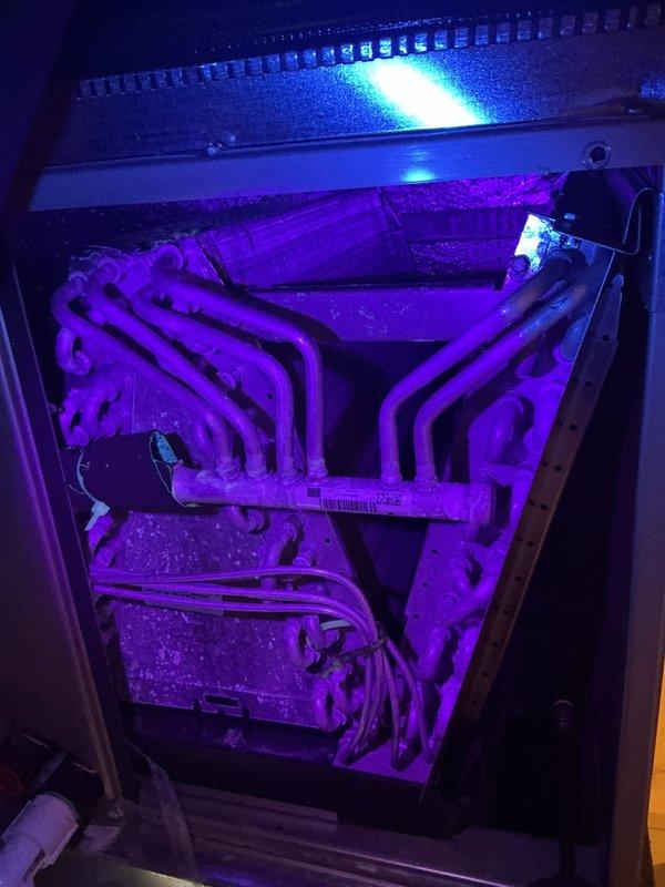 # HVAC Maintenance - ACM Service Completed

Performed comprehensive annual preventive maintenance on air conditioning system as part of routine ACM service agreement. Conducted thorough inspection of air handler unit, including examination of evaporator coil, blower assembly, and condensate drain system. Verified proper airflow through ductwork and inspected corrugated metal duct panels for structural integrity and secure connections.

Evaluated cooling system components and verified refrigerant levels within manufacturer specifications. Inspected electrical connections, tested capacitors, and confirmed proper amperage draw on compressor and blower motor. Cleaned condenser coil and cleared debris from outdoor unit to ensure optimal heat transfer and system efficiency.

Checked thermostat operation and calibration to ensure accurate temperature control. Verified proper cycling of system components and measured temperature differential across evaporator coil to confirm adequate cooling p