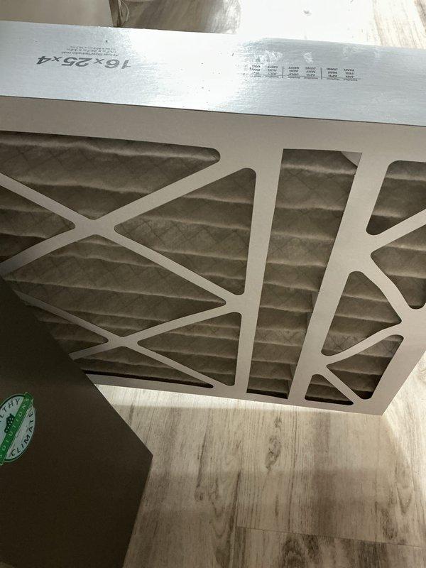 Completed annual AC tune-up on a residential air conditioning system as part of preventative maintenance membership. Performed comprehensive inspection of the air handling unit, including examination of refrigerant lines, copper piping, and internal components. Evaluated and documented the condition of the 18x25x4 air filter, which showed normal accumulation of dirt and debris consistent with regular use. All system components were inspected and found to be operating within normal parameters with no issues identified requiring immediate attention.