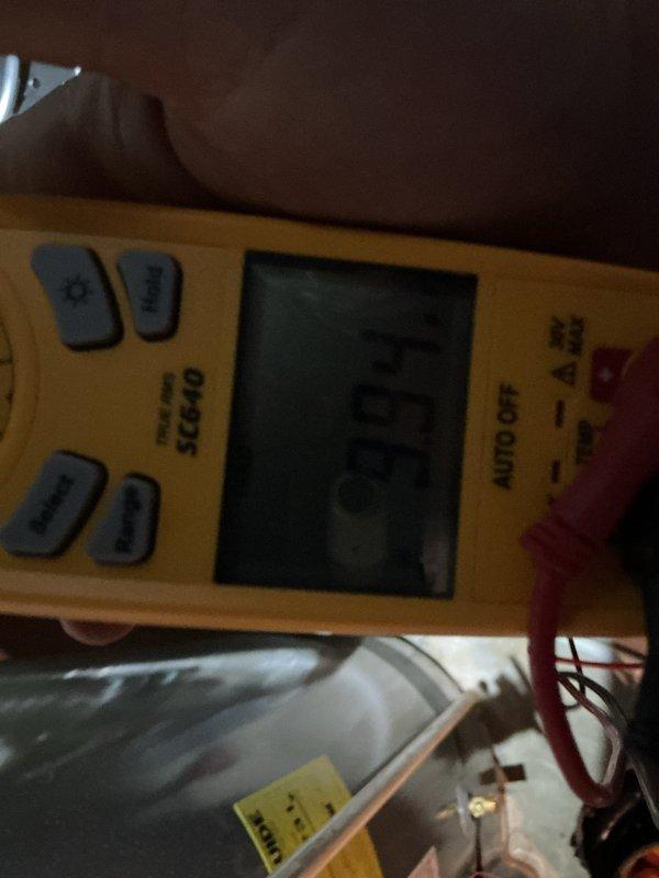 Completed annual cooling maintenance inspection on residential air conditioning system. Identified and noted filter replacement requirement, performed diagnostic testing with multimeter to verify system operation and electrical parameters, and provided recommendation for recurring service agreement renewal to maintain optimal system performance.