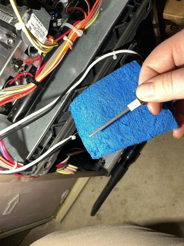 Completed comprehensive air handler maintenance inspection on gas/electric furnace unit. Performed thorough cleaning of internal components including blower motor assembly, inspected all electrical connections and wiring harnesses for proper operation, and verified system controls and safety mechanisms were functioning correctly.