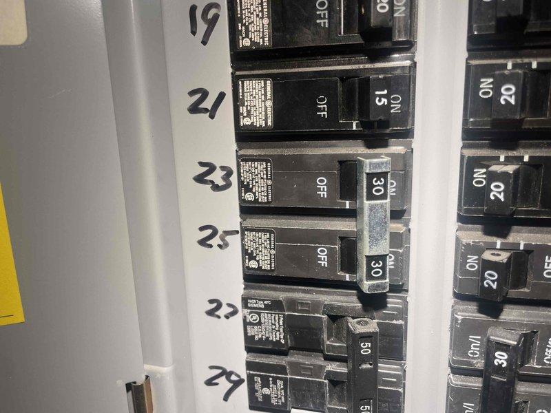 Provided comprehensive estimate for complete HVAC system replacement including 20-year-old natural gas furnace, 20-year-old air conditioning unit, and 16-year-old tankless water heater, all currently located in basement utility area. Assessed existing equipment conditions, electrical panel configuration, and installation requirements for new furnace, AC system, and tankless water heater replacement. Documented current system specifications and site conditions to prepare detailed replacement proposal for full system upgrade.