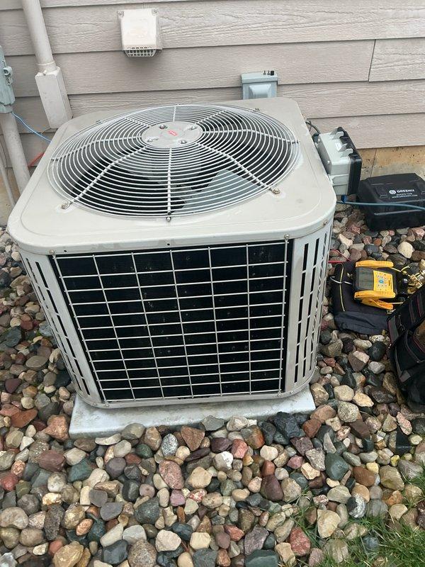 Completed annual cooling maintenance on residential air conditioning system. Performed comprehensive inspection of outdoor condenser unit, checked refrigerant levels, cleaned coils, verified proper airflow through grilles, and tested fan operation. Unit operating within normal parameters with no issues identified.