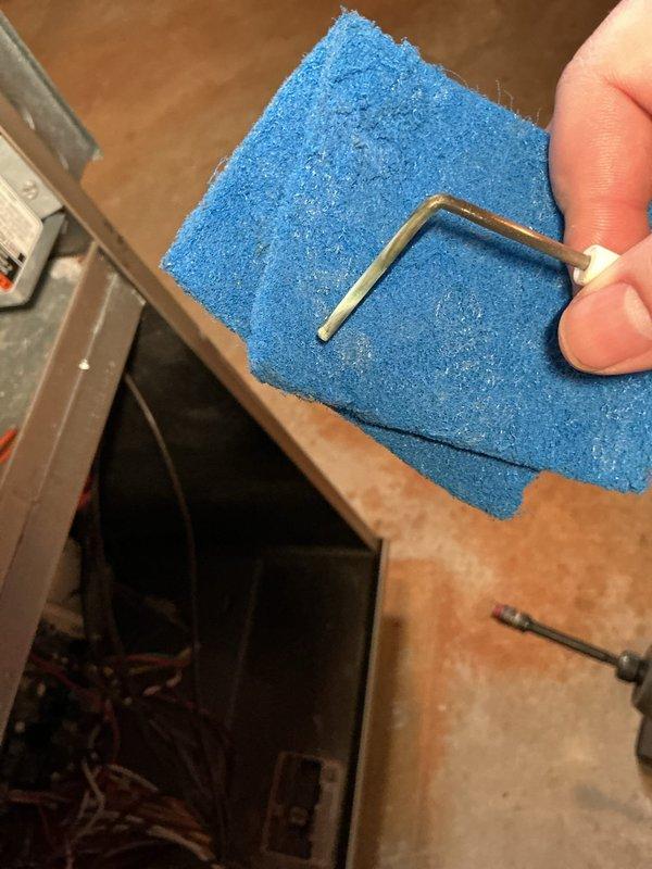 Completed routine maintenance on air handling unit. Performed system inspection, replaced filters, cleaned components, and verified proper operation of all mechanical and electrical systems. Unit tested and left in full working order.