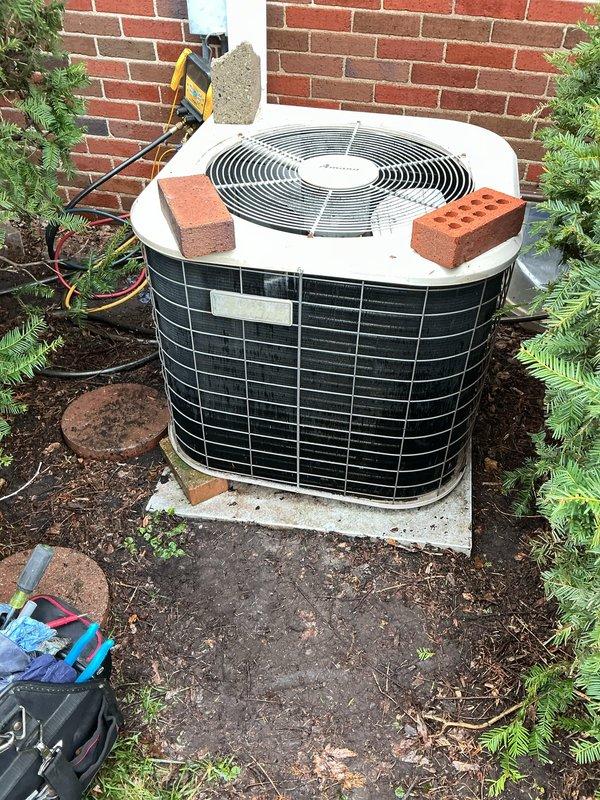Completed annual cooling maintenance on outdoor condensing unit. Performed comprehensive system inspection, tested electrical components with diagnostic equipment, and verified proper operation of all mechanical systems. Unit found in good working condition with no deficiencies noted.