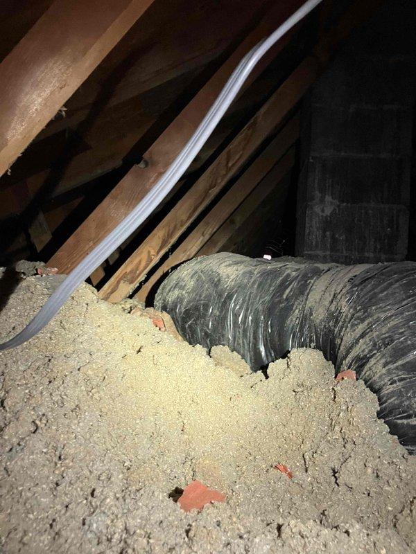 Provided estimate for replacement of existing Trane furnace system installed in 2009 and addition of new air conditioning unit for property currently without AC. Evaluated furnace located in closet with ductwork extending through attic space with existing insulation and assessed installation requirements for complete HVAC system upgrade to include both heating and cooling capabilities.