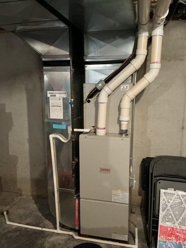 Completed comprehensive annual air conditioning tune-up and preventative maintenance on residential AC system as part of customer's maintenance plan. Performed full system inspection including checking refrigerant levels, electrical connections, condensate drain lines, air filter condition, and all operational components to ensure optimal performance for the upcoming cooling season. System found to be operating within normal parameters with all components functioning properly.
