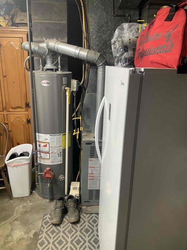 Completed on-site evaluation for replacement of aging HVAC system including 27-year-old furnace and air conditioning unit. Assessed existing equipment condition in basement mechanical room, documented current installation configuration including ductwork connections and clearance requirements. Provided comprehensive replacement estimate for new furnace and AC system to address failed equipment at end of service life.