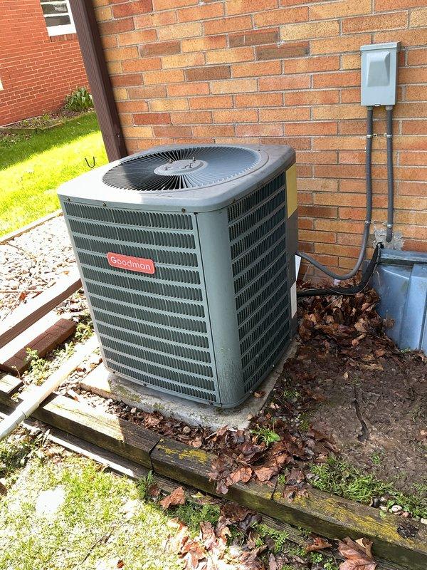 Completed annual cooling maintenance on Goodman brand air conditioning system. Performed comprehensive inspection of outdoor condenser unit including electrical connections, refrigerant lines, and fan operation. Replaced furnace filters and verified system functionality per manufacturer specifications.
