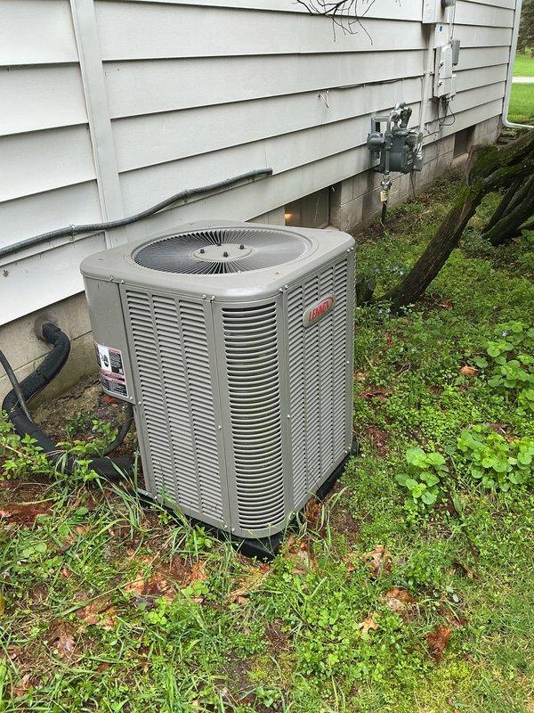 Completed annual cooling maintenance on residential air conditioning system. Inspected outdoor condenser unit, verified operational status of all components, and documented equipment condition with photos. Service appointment was rescheduled to accommodate filter and evaporative cooler pad replacement needs identified during initial assessment.