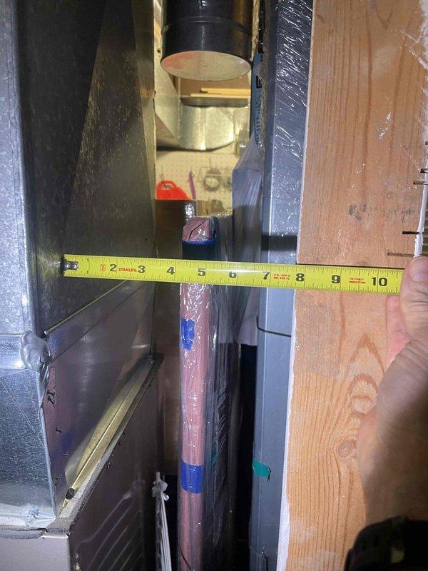 Conducted indoor air quality consultation for 2001 HVAC system to evaluate feasibility of adding UV light and ionization devices. Inspected mechanical room equipment configuration, documented existing ductwork layout and clearances, and assessed available installation space for air purification upgrades. Provided recommendations for compatible IAQ enhancement options based on current system specifications and spatial constraints.