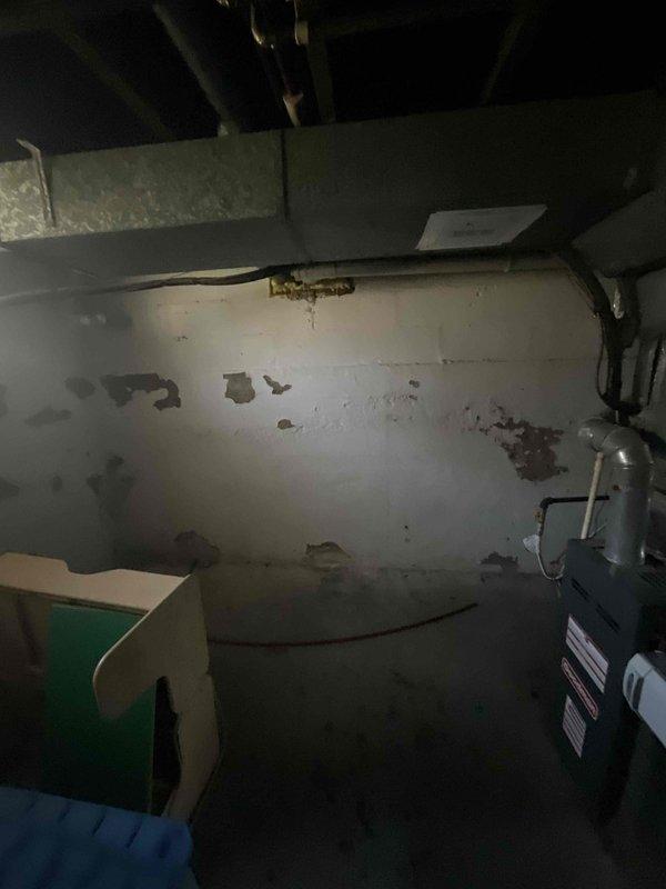 Conducted comprehensive assessment of existing HVAC system for replacement estimate, evaluating a 31-year-old air conditioning unit and 20-year-old furnace system located in basement utility area. Documented current equipment conditions through detailed photography, noting age-related deterioration and wear patterns on both heating and cooling components. Provided pricing options for both combined system replacement and separate unit replacement to allow comparison of installation approaches based on equipment lifecycle and operational efficiency considerations.