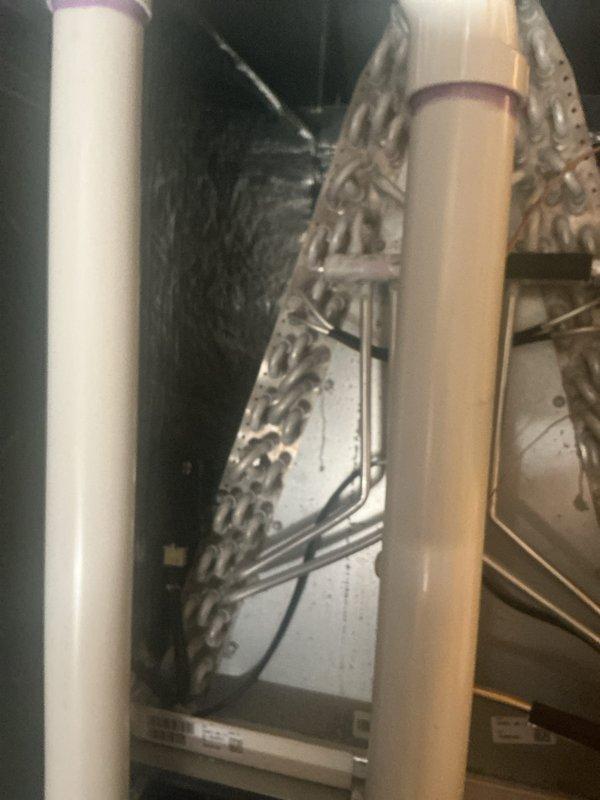 Completed comprehensive AC tune-up on 4-year-old Arcoaire system and Lennox WT 08-2030 air handler. Performed standard maintenance protocol including filter inspection, electrical connections check, refrigerant level verification, condensate drain clearing, and thermostat calibration. System tested and confirmed operating within manufacturer specifications with no deficiencies noted.