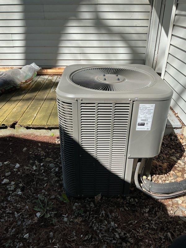 Performed comprehensive ComfortGuard maintenance package on residential HVAC system. Inspected indoor furnace unit with access panel removed, verifying proper operation of gas valve assembly, pressure switch, ignition components, and all electrical connections. Examined outdoor condenser unit, confirmed refrigerant lines secure, checked fan operation, and verified unit level and stable on pad. All system components operating within normal parameters; no deficiencies noted during inspection.