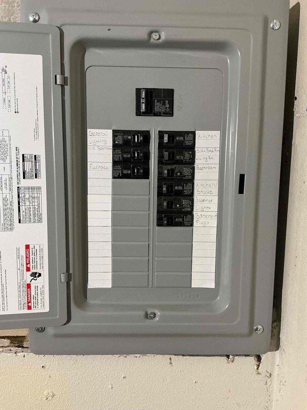Performed city certification inspection of residential HVAC system and water heater. Verified proper operation of all equipment, inspected electrical panel and circuit breakers, examined water heater connections and safety controls, and documented system conditions with photographs. Homeowner was advised to have all required certification paperwork available for processing.