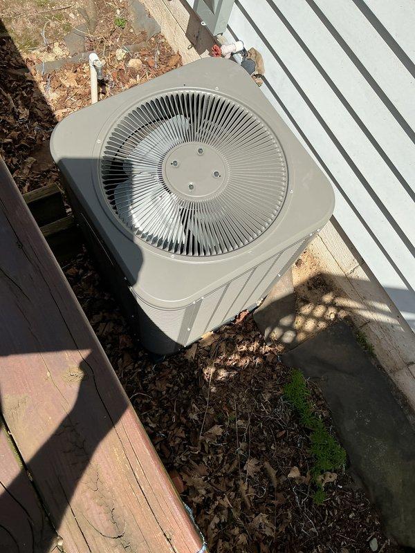 Completed annual cooling maintenance on residential split system. Inspected outdoor condenser unit and indoor furnace/air handler in basement mechanical room. Verified proper air filter installation and condition. Performed standard ACM protocol including visual inspection of all accessible components, ductwork connections, and refrigerant lines. System operational and ready for cooling season.