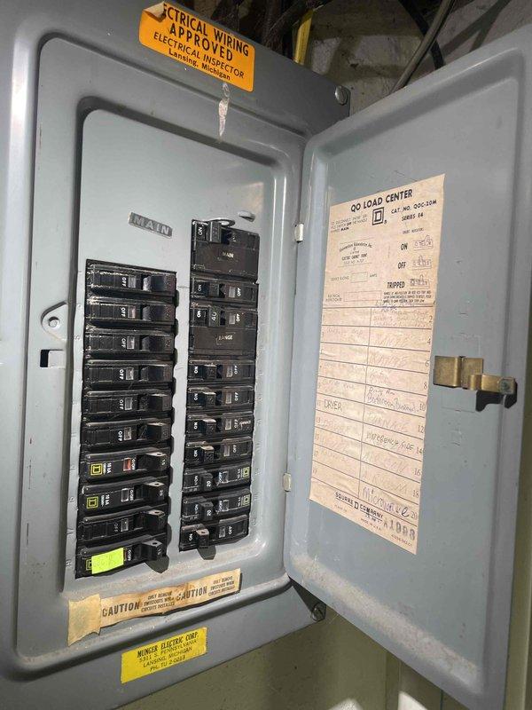 Conducted site assessment for new air conditioning system installation at owner-occupied residential property currently without AC. Evaluated existing HVAC ductwork infrastructure in basement area, including metallic and flexible insulated ducts, to determine compatibility with proposed cooling system. Inspected electrical panel capacity and circuit availability to ensure adequate power supply for new AC equipment installation planned for current season.