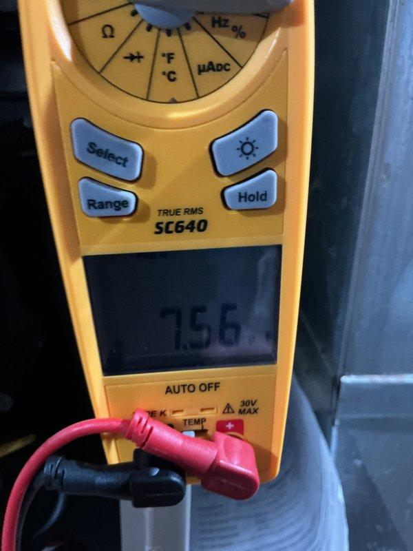 Completed comprehensive tune-up and city rental certification inspection on 2011 HVAC unit. Performed standard maintenance procedures including electrical testing with digital multimeter, verifying proper voltage readings at 7.56V, and conducting thorough system diagnostics. Completed and filed required city certification documentation for rental property compliance.