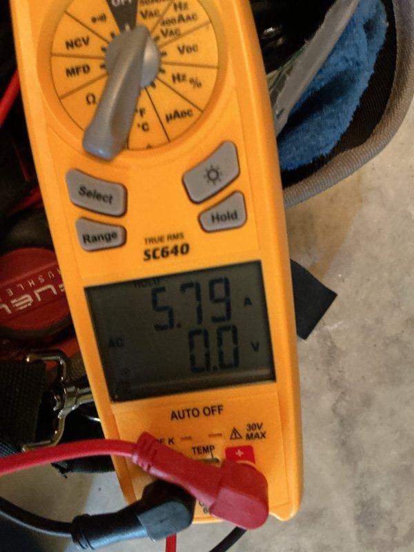Completed annual cooling maintenance on residential HVAC system. Performed comprehensive system inspection, recorded electrical readings showing 579 amps and 4577 ohms resistance, replaced air filters and evaporative cooling pads as needed, and verified all components operating within normal parameters.