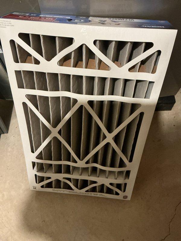 Completed scheduled Air Care Maintenance on residential HVAC system. Inspected furnace/air handler unit, verified proper operation of all components, checked electrical connections and condensate drainage system. Replaced air filters with new pleated media filters to maintain optimal airflow and system efficiency.