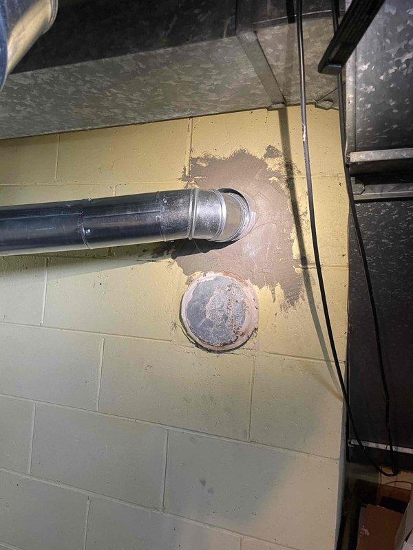 Completed installation of 110,000 BTU furnace with 4x25 chimney liner system and 40-gallon Bradford White water heater in residential basement. All mechanical connections, copper piping, gas lines, and venting installed per code requirements. Obtained necessary mechanical permits and completed utility reconnections for both heating and domestic hot water systems.