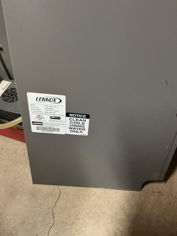 Completed annual cooling maintenance on Lennox air conditioning system. Performed comprehensive inspection of indoor furnace unit and outdoor condenser unit, replaced air filter, and installed new evaporator pad as part of routine maintenance protocol. System operating within normal parameters upon completion of service.