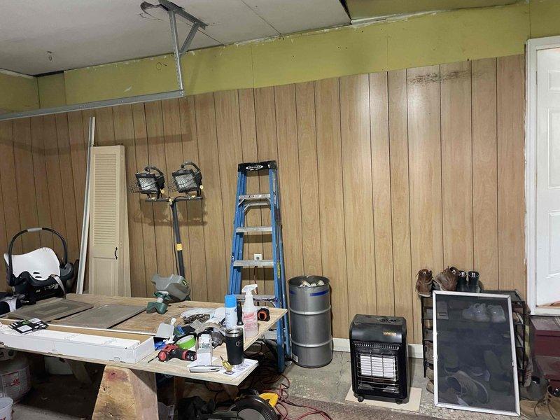 Conducted site assessment for new 3-zone mini-split system installation. Evaluated interior spaces including nursery with board-and-batten paneling and workshop area to determine optimal placement for indoor air handler units. Documented wall construction, ceiling conditions, and spatial considerations for equipment mounting and refrigerant line routing. Provided comprehensive estimate for complete ductless HVAC system installation with three zones to accommodate residential heating and cooling needs.