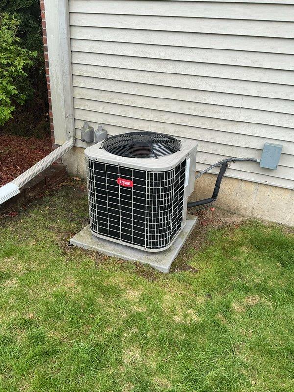 Completed annual cooling maintenance on residential air conditioning system. Performed comprehensive inspection of outdoor condenser unit, verified operational status of all components including compressor, fan motor, and electrical connections. Cleaned condenser coils, checked refrigerant lines and electrical conduit connections, and confirmed unit is operating within normal parameters for the upcoming cooling season.