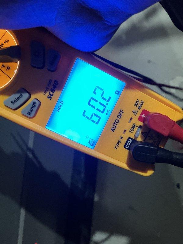 Completed comprehensive five-year Air Care maintenance service for both heating and cooling systems. Performed electrical diagnostics and resistance testing using digital multimeter to verify proper component operation and system integrity. All measurements fell within manufacturer specifications, confirming optimal system performance for continued reliable operation.