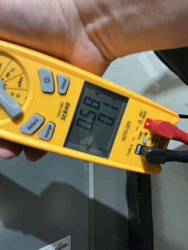 Completed comprehensive five-year Air Care maintenance service for both heating and cooling systems. Performed electrical diagnostics and resistance testing using digital multimeter to verify proper component operation and system integrity. All measurements fell within manufacturer specifications, confirming optimal system performance for continued reliable operation.