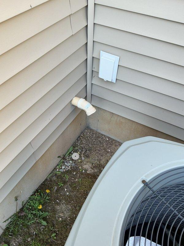Installed a Bradford White 40-gallon power vent water heater with 40,000 BTU capacity and 6-year tank warranty in basement utility area. Removed existing water heater and completed full installation including 20 feet of PVC venting with proper primer application at all joints, brass fittings, and copper pipe connections to integrate with existing plumbing system. Venting system was routed through building exterior with appropriate termination point, ensuring proper exhaust ventilation for power vent unit.