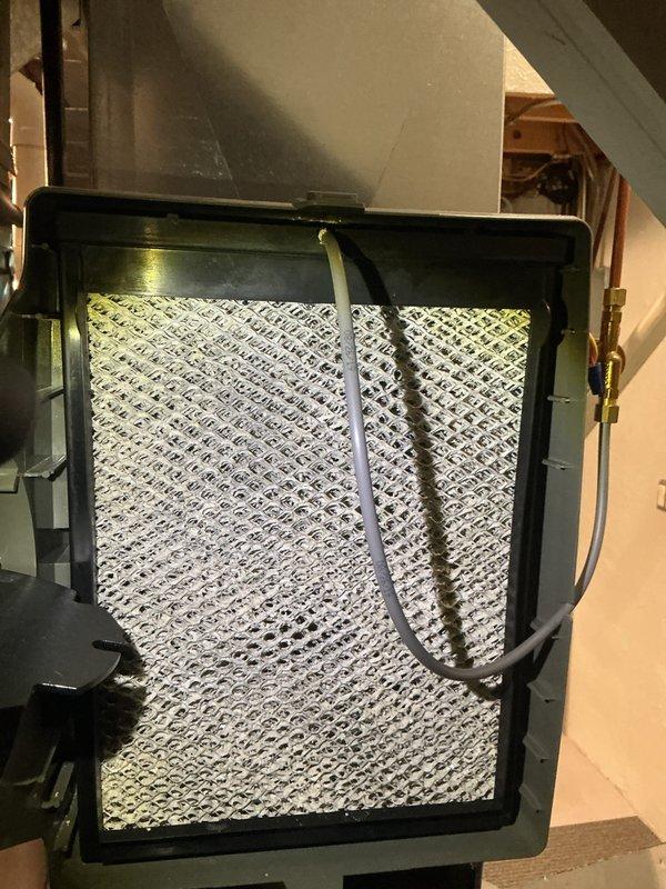 Completed annual preventative maintenance on residential HVAC system including Lennox furnace and air handler unit. Inspected all mechanical components, verified proper operation of heating equipment, examined water heater connections and copper piping for leaks, checked PVC vent pipes for proper installation and clearances, replaced air filter, and confirmed system functionality. All equipment found operating within normal parameters with no deficiencies noted.