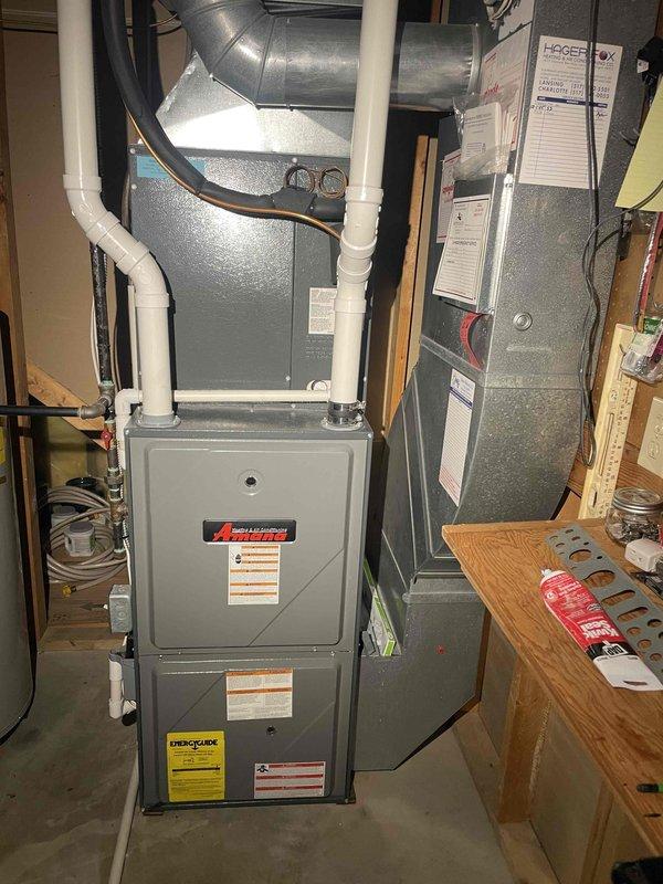 Provided comprehensive estimate for basement HVAC system replacement, including options for furnace-only replacement and combination furnace and air conditioning bundle. Evaluated existing 2010 equipment currently experiencing operational issues, documented system location and configuration, and prepared detailed proposals with Air Care Member discount applied.