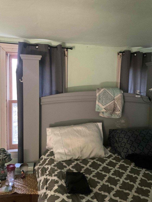 Responded to service call for no air conditioning in upstairs master bedroom. Performed inspection of attic bedroom space and identified disconnected HVAC supply line preventing conditioned air from reaching the room. Documented existing conditions and room layout for estimate preparation. Provided customer with two comprehensive estimates: first option for reconnecting the upstairs ductwork as part of a complete central air conditioning system installation for the entire home, and second option for installing a ductless mini-split system to serve the affected bedroom independently.