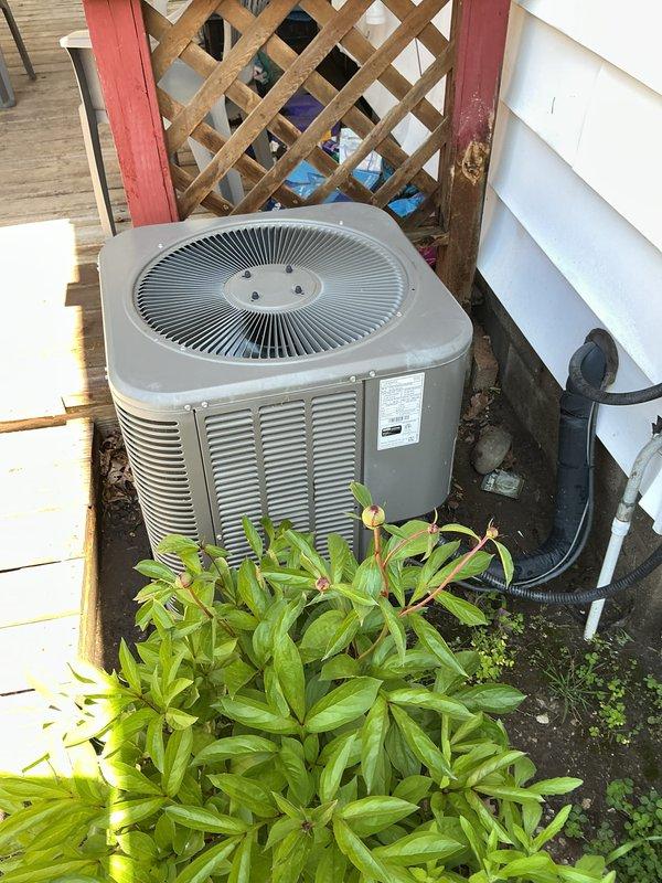 Completed annual cooling maintenance on residential outdoor condenser unit. Performed comprehensive system inspection, checked refrigerant lines and electrical connections, cleaned condenser coils, and verified proper airflow through louvers and fan assembly. Unit operating within normal parameters upon completion.