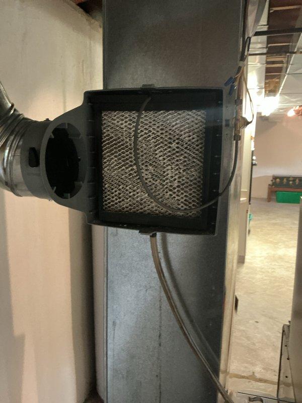 Completed annual cooling maintenance on residential HVAC system, including inspection of furnace, ductwork, and air filtration components. Assessed 20-year-old water heater per customer request and documented equipment condition with photographs for quote preparation.