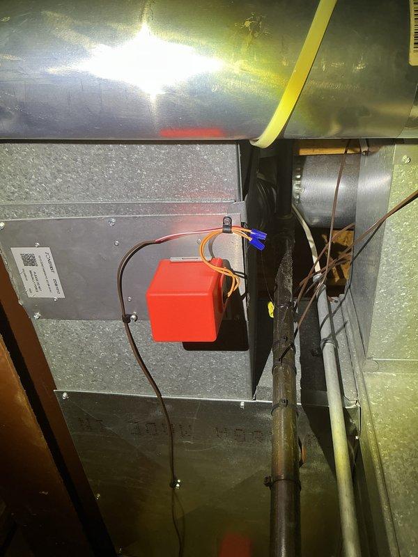 Completed annual Air Care Cooling maintenance on residential HVAC system. Performed comprehensive inspection of air handler unit, ductwork, electrical components, and blower motor assembly in attic installation. Verified all electrical connections and control systems operating properly. Confirmed system does not require filter replacement at this time as existing filter remains in acceptable condition.